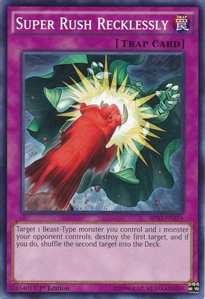 Super Rush Recklessly (BP03-EN219) - Battle Pack 3: Monster League 1st Edition Battle Pack 3: Monster League Yugioh Single Squirtle Squad Card Shop.
