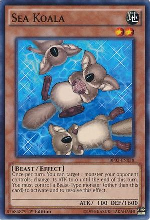 Sea Koala (BP03-EN038) - Battle Pack 3: Monster League 1st Edition Battle Pack 3: Monster League Yugioh Single Squirtle Squad Card Shop.