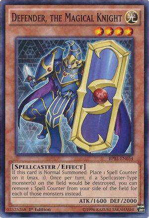 Defender, The Magical Knight (BP03-EN054) - Battle Pack 3: Monster League 1st Edition Battle Pack 3: Monster League Yugioh Single Squirtle Squad Card Shop.