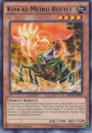 Koa'ki Meiru Beetle (BP03-EN066) - Battle Pack 3: Monster League 1st Edition Battle Pack 3: Monster League Yugioh Single Squirtle Squad Card Shop.