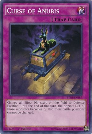 Curse of Anubis (BP03-EN199) - Battle Pack 3: Monster League 1st Edition Battle Pack 3: Monster League Yugioh Single Squirtle Squad Card Shop.