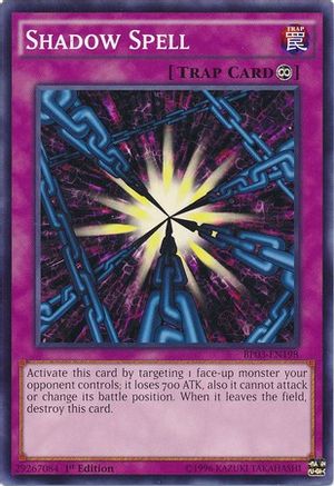 Shadow Spell (BP03-EN198) - Battle Pack 3: Monster League 1st Edition Battle Pack 3: Monster League Yugioh Single Squirtle Squad Card Shop.