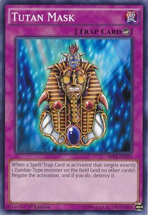 Tutan Mask (BP03-EN195) - Battle Pack 3: Monster League 1st Edition Battle Pack 3: Monster League Yugioh Single Squirtle Squad Card Shop.