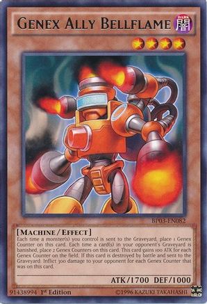 Genex Ally Bellflame (BP03-EN082) - Battle Pack 3: Monster League 1st Edition Battle Pack 3: Monster League Yugioh Single Squirtle Squad Card Shop.