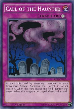 Call of the Haunted (BP03-EN187) - Battle Pack 3: Monster League 1st Edition Battle Pack 3: Monster League Yugioh Single Squirtle Squad Card Shop.