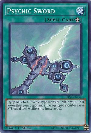 Psychic Sword (BP03-EN163) - Battle Pack 3: Monster League 1st Edition Battle Pack 3: Monster League Yugioh Single Squirtle Squad Card Shop.