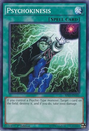 Psychokinesis (BP03-EN161) - Battle Pack 3: Monster League 1st Edition Battle Pack 3: Monster League Yugioh Single Squirtle Squad Card Shop.