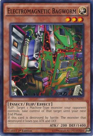 Electromagnetic Bagworm (BP03-EN100) - Battle Pack 3: Monster League 1st Edition Battle Pack 3: Monster League Yugioh Single Squirtle Squad Card Shop.