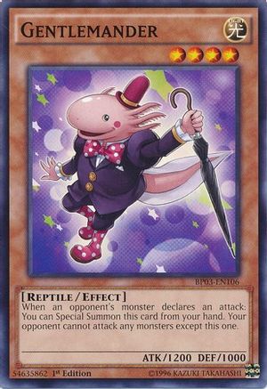Gentlemander (BP03-EN106) - Battle Pack 3: Monster League 1st Edition Battle Pack 3: Monster League Yugioh Single Squirtle Squad Card Shop.
