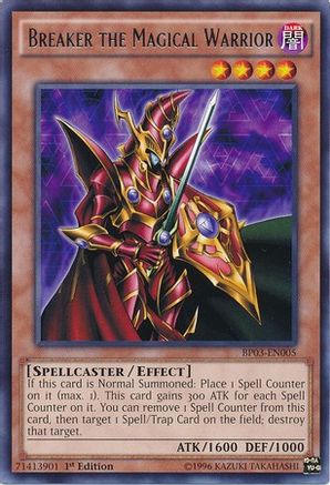 Breaker the Magical Warrior (BP03-EN005) - Battle Pack 3: Monster League 1st Edition Battle Pack 3: Monster League Yugioh Single Squirtle Squad Card Shop.