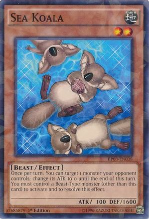 Sea Koala (Shatterfoil) (BP03-EN038) - Battle Pack 3: Monster League 1st Edition Battle Pack 3: Monster League Yugioh Single Squirtle Squad Card Shop.