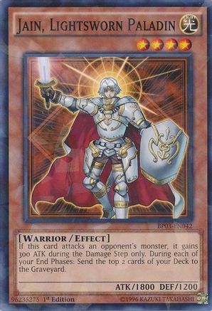 Jain, Lightsworn Paladin (Shatterfoil) (BP03-EN042) - Battle Pack 3: Monster League 1st Edition Battle Pack 3: Monster League Yugioh Single Squirtle Squad Card Shop.
