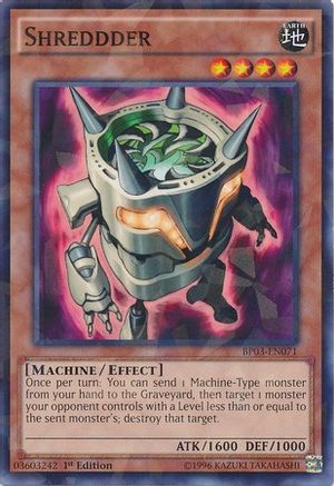 Shreddder (Shatterfoil) (BP03-EN071) - Battle Pack 3: Monster League 1st Edition Battle Pack 3: Monster League Yugioh Single Squirtle Squad Card Shop.
