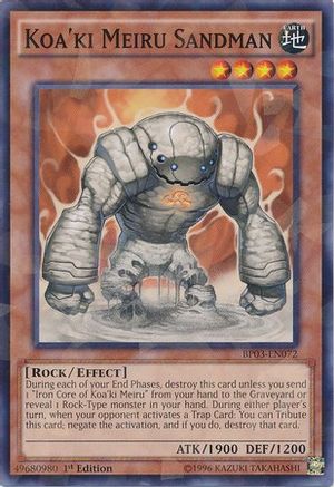 Koa'ki Meiru Sandman (Shatterfoil) (BP03-EN072) - Battle Pack 3: Monster League 1st Edition Battle Pack 3: Monster League Yugioh Single Squirtle Squad Card Shop.