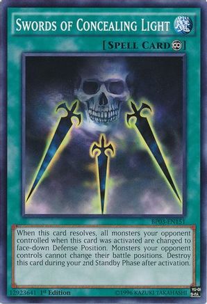 Swords of Concealing Light (BP03-EN151) - Battle Pack 3: Monster League 1st Edition Battle Pack 3: Monster League Yugioh Single Squirtle Squad Card Shop.