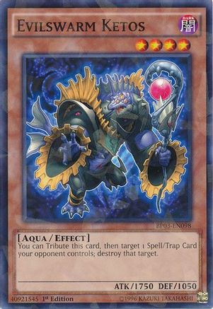 Evilswarm Ketos (Shatterfoil) (BP03-EN098) - Battle Pack 3: Monster League 1st Edition Battle Pack 3: Monster League Yugioh Single Squirtle Squad Card Shop.