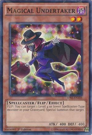 Magical Undertaker (Shatterfoil) (BP03-EN105) - Battle Pack 3: Monster League 1st Edition Battle Pack 3: Monster League Yugioh Single Squirtle Squad Card Shop.