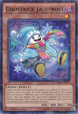 Ghostrick Jackfrost (Shatterfoil) (BP03-EN111) - Battle Pack 3: Monster League 1st Edition Battle Pack 3: Monster League Yugioh Single Squirtle Squad Card Shop.