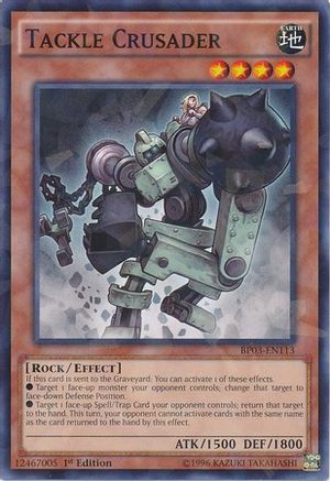 Tackle Crusader (Shatterfoil) (BP03-EN113) - Battle Pack 3: Monster League 1st Edition Battle Pack 3: Monster League Yugioh Single Squirtle Squad Card Shop.