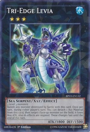 Tri-Edge Levia (Shatterfoil) (BP03-EN132) - Battle Pack 3: Monster League 1st Edition Battle Pack 3: Monster League Yugioh Single Squirtle Squad Card Shop.