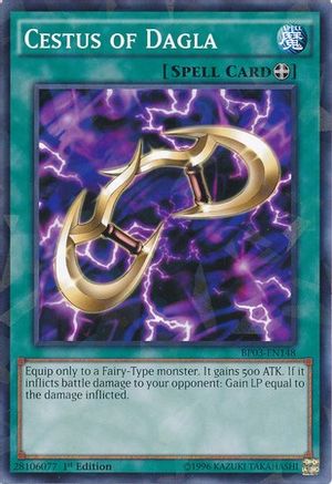 Cestus of Dagla (Shatterfoil) (BP03-EN148) - Battle Pack 3: Monster League 1st Edition Battle Pack 3: Monster League Yugioh Single Squirtle Squad Card Shop.