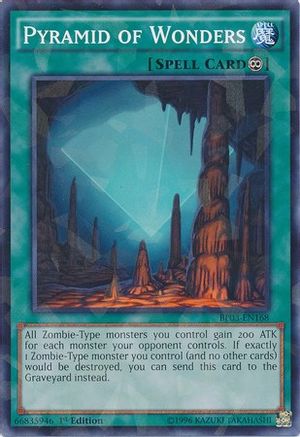 Pyramid of Wonders (Shatterfoil) (BP03-EN168) - Battle Pack 3: Monster League 1st Edition Battle Pack 3: Monster League Yugioh Single Squirtle Squad Card Shop.