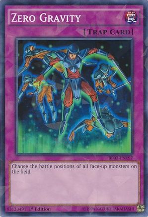 Zero Gravity (Shatterfoil) (BP03-EN197) - Battle Pack 3: Monster League 1st Edition Battle Pack 3: Monster League Yugioh Single Squirtle Squad Card Shop.