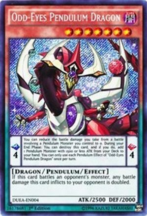 Odd-Eyes Pendulum Dragon (DUEA-EN004) - Duelist Alliance 1st Edition Duelist Alliance Yugioh Single Squirtle Squad Card Shop.