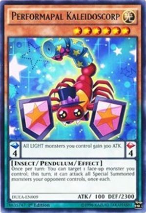 Performapal Kaleidoscorp (DUEA-EN009) - Duelist Alliance 1st Edition Duelist Alliance Yugioh Single Squirtle Squad Card Shop.