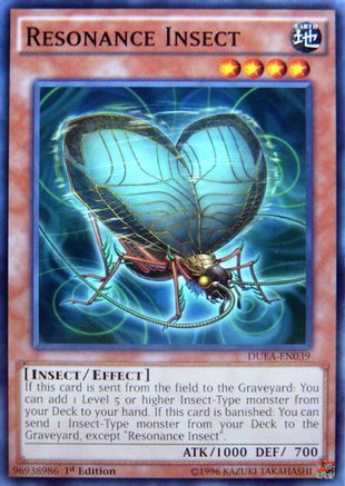 Resonance Insect (DUEA-EN039) - Duelist Alliance 1st Edition Duelist Alliance Yugioh Single Squirtle Squad Card Shop.
