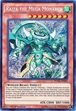Raiza the Mega Monarch (DUEA-EN041) - Duelist Alliance Unlimited Duelist Alliance Yugioh Single Squirtle Squad Card Shop.