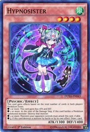 Hypnosister (DUEA-EN043) - Duelist Alliance Unlimited Duelist Alliance Yugioh Single Squirtle Squad Card Shop.