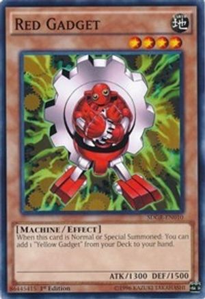 Red Gadget (SDGR-EN010) - Structure Deck: Geargia Rampage 1st Edition Structure Deck: Geargia Rampage Yugioh Single Squirtle Squad Card Shop.