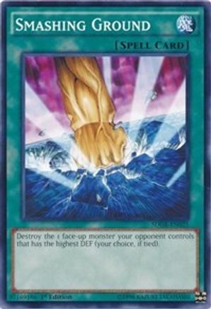 Smashing Ground (SDGR-EN025) - Structure Deck: Geargia Rampage 1st Edition Structure Deck: Geargia Rampage Yugioh Single Squirtle Squad Card Shop.
