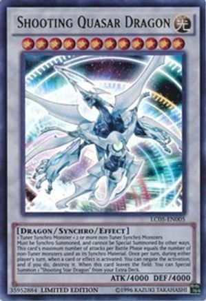 Shooting Quasar Dragon (LC05-EN005) - Legendary Collection 5D's Limited Legendary Collection 5D's Yugioh Single Squirtle Squad Card Shop.