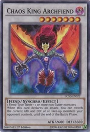 Chaos King Archfiend (LC5D-EN072) - Legendary Collection 5D's 1st Edition Legendary Collection 5D's Yugioh Single Squirtle Squad Card Shop.