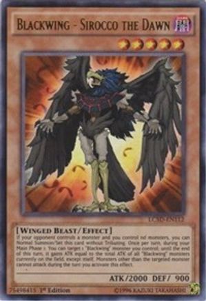 Blackwing - Sirocco the Dawn (LC5D-EN112) - Legendary Collection 5D's 1st Edition Legendary Collection 5D's Yugioh Single Squirtle Squad Card Shop.