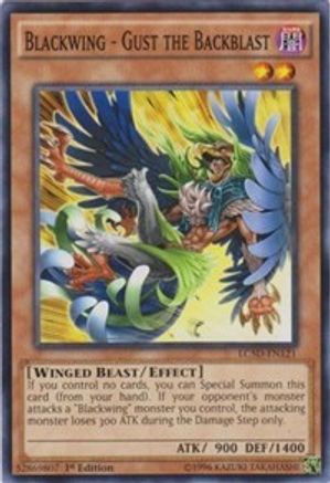 Blackwing - Gust the Backblast (LC5D-EN121) - Legendary Collection 5D's 1st Edition Legendary Collection 5D's Yugioh Single Squirtle Squad Card Shop.