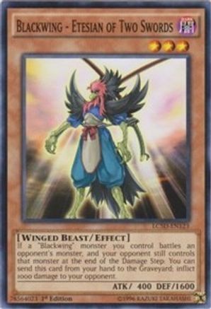 Blackwing - Etesian of Two Swords (LC5D-EN123) - Legendary Collection 5D's 1st Edition Legendary Collection 5D's Yugioh Single Squirtle Squad Card Shop.