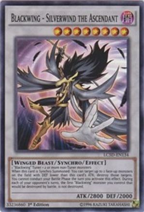 Blackwing - Silverwind the Ascendant (LC5D-EN134) - Legendary Collection 5D's 1st Edition Legendary Collection 5D's Yugioh Single Squirtle Squad Card Shop.
