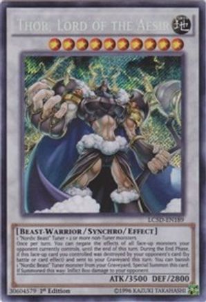 Thor, Lord of the Aesir (LC5D-EN189) - Legendary Collection 5D's 1st Edition Legendary Collection 5D's Yugioh Single Squirtle Squad Card Shop.