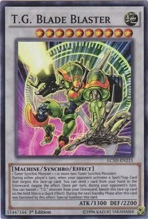 T.G. Blade Blaster (LC5D-EN215) - Legendary Collection 5D's 1st Edition Legendary Collection 5D's Yugioh Single Squirtle Squad Card Shop.