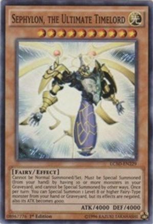Sephylon, the Ultimate Timelord (LC5D-EN229) - Legendary Collection 5D's 1st Edition Legendary Collection 5D's Yugioh Single Squirtle Squad Card Shop.
