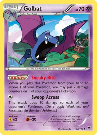 Golbat 032 - XY Phantom Forces - UC
