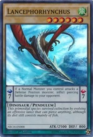Lancephorhynchus (NECH-EN000) - The New Challengers 1st Edition The New Challengers Yugioh Single Squirtle Squad Card Shop.