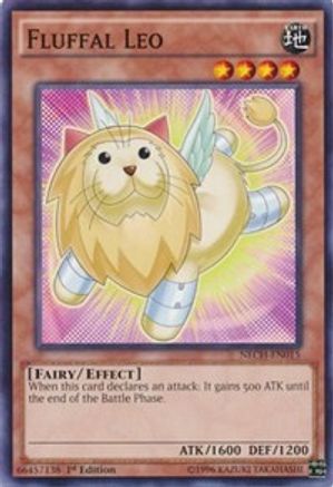 Fluffal Leo (NECH-EN015) - The New Challengers 1st Edition The New Challengers Yugioh Single Squirtle Squad Card Shop.