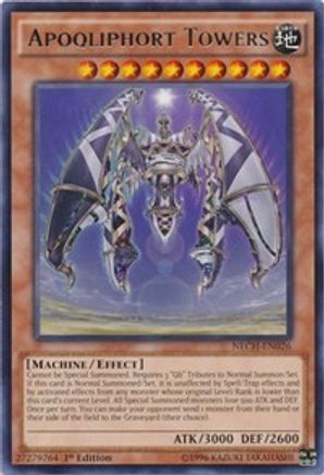 Apoqliphort Towers (NECH-EN026) - The New Challengers 1st Edition The New Challengers Yugioh Single Squirtle Squad Card Shop.