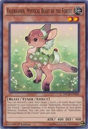 Valerifawn, Mystical Beast of the Forest (NECH-EN038) - The New Challengers Unlimited The New Challengers Yugioh Single Squirtle Squad Card Shop.