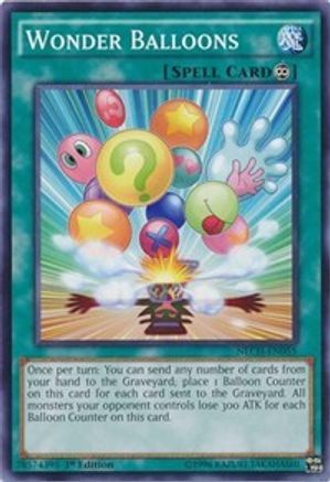 Wonder Balloons (NECH-EN055) - The New Challengers 1st Edition The New Challengers Yugioh Single Squirtle Squad Card Shop.