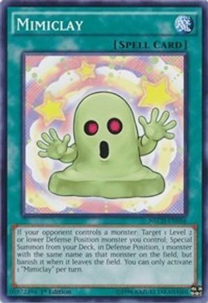 Mimiclay (NECH-EN056) - The New Challengers Unlimited The New Challengers Yugioh Single Squirtle Squad Card Shop.
